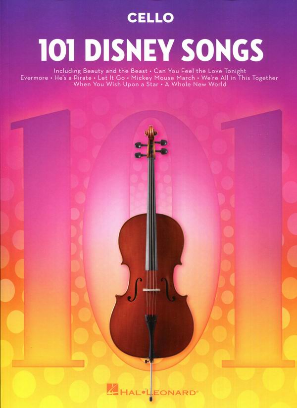 244126 DISNEY101迪士尼歌選大提琴譜