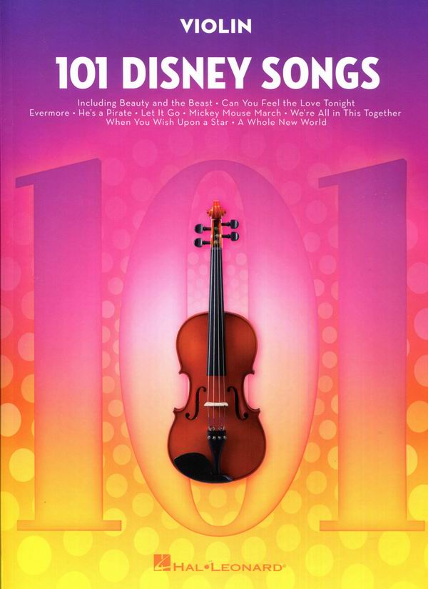 244121 DISNEY 101迪士尼歌選小提琴譜