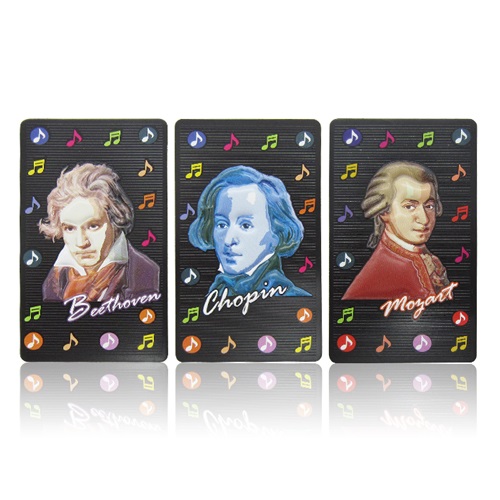 音樂家立體磁鐵(1包3入)~貝多芬.蕭邦.莫札特~立體浮雕質感~吸力強