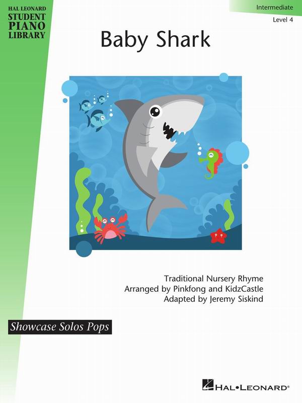 HL364211鯊魚寶寶-流行發表版單曲鋼琴譜(中級4級)