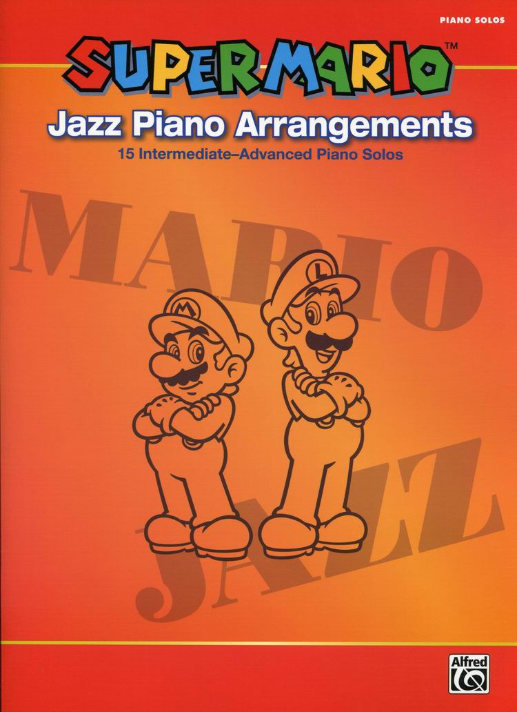 AL38603  SUPER MARIO Jazz Piano Arrangements電玩-超級瑪利歐爵士鋼琴編排獨奏譜
