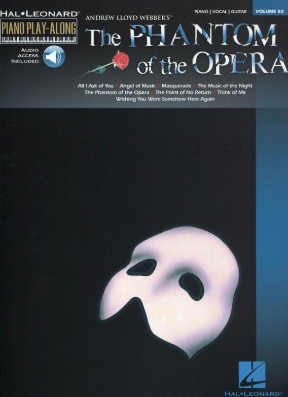 311903 PHANTOM OF THE OPERA韋伯音樂劇-歌劇魅影鋼琴譜 附伴奏音頻網址