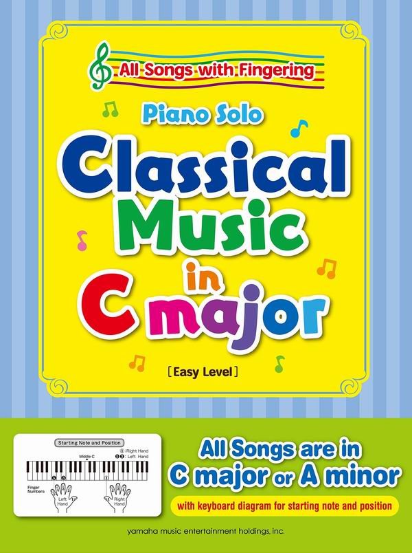 YM096234古典音樂C大調曲選鋼琴獨奏譜(初級) CLASSICAL MUSIC in C major -Piano Solo (Easy)