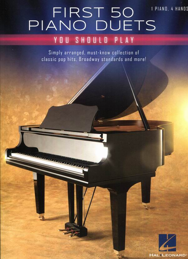 276571 FIRST 50 PIANO DUETE You Should Play第一本四手聯彈歌曲50選鋼琴譜