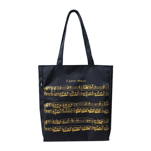 我愛音樂經典手提袋/樂譜袋/側背袋 ~大容量．輕鬆收納A4樂譜本