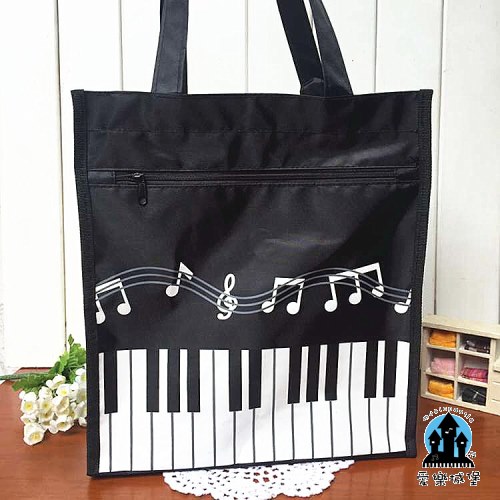 音樂精品=鋼琴鍵盤環保袋(大) /購物袋/外出包