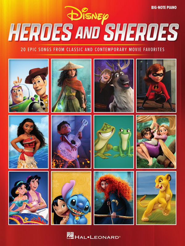 385972 Disney HEROES AND SHEROES (Big-Note Piano) 迪士尼英雄與英雌鋼琴選輯(大音符版)