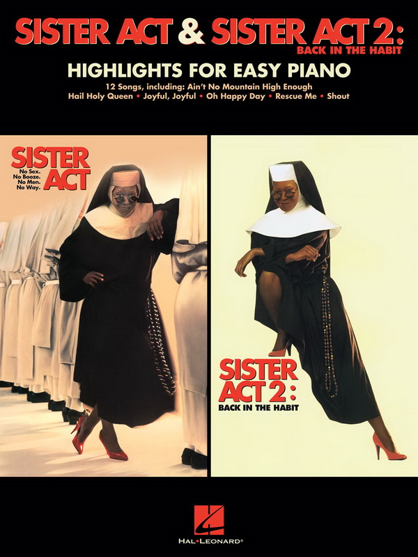 119468 電影-修女也瘋狂1&2精選鋼琴譜(初級)SISTER ACT & SISTER ACT2