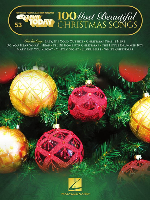 348318最美聖誕歌曲100選簡易編彈譜100 MOST BEAUTIFUL CHRISTMAS SONGS (E-Z Play Today