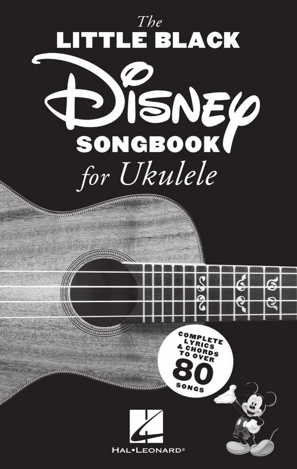 烏克麗麗譜=295768The LITTLE BLACK Disney SONGBOOK for Ukulele迪士尼小黑歌本烏克麗麗簡譜